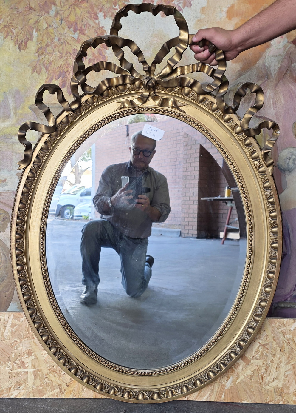 A Parisian Oval Mirror